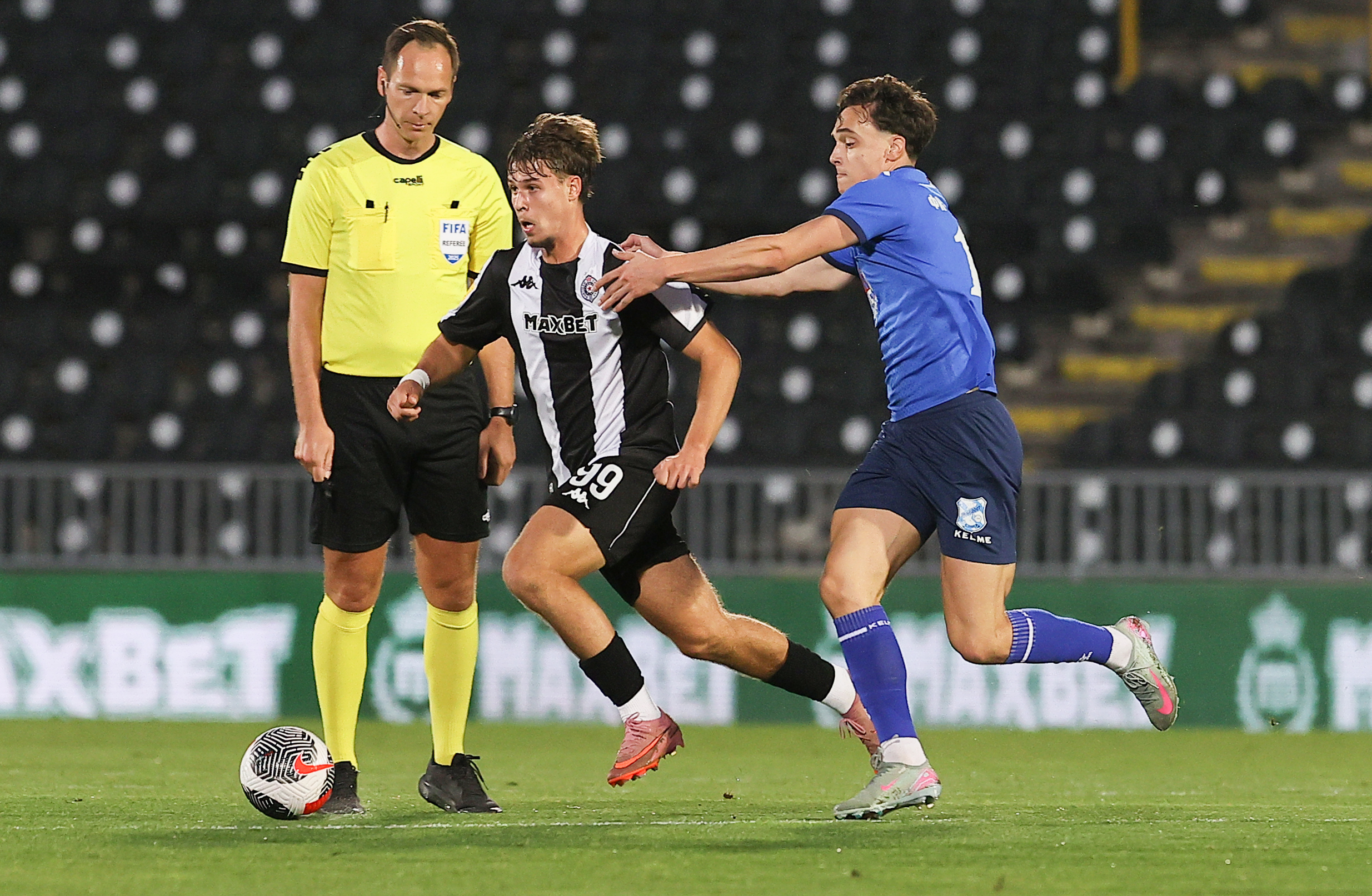 Partizan v Mladost Lucani Mozzart Bet Super Liga round 13 on 24.10.2025 in Belgrade, Serbia