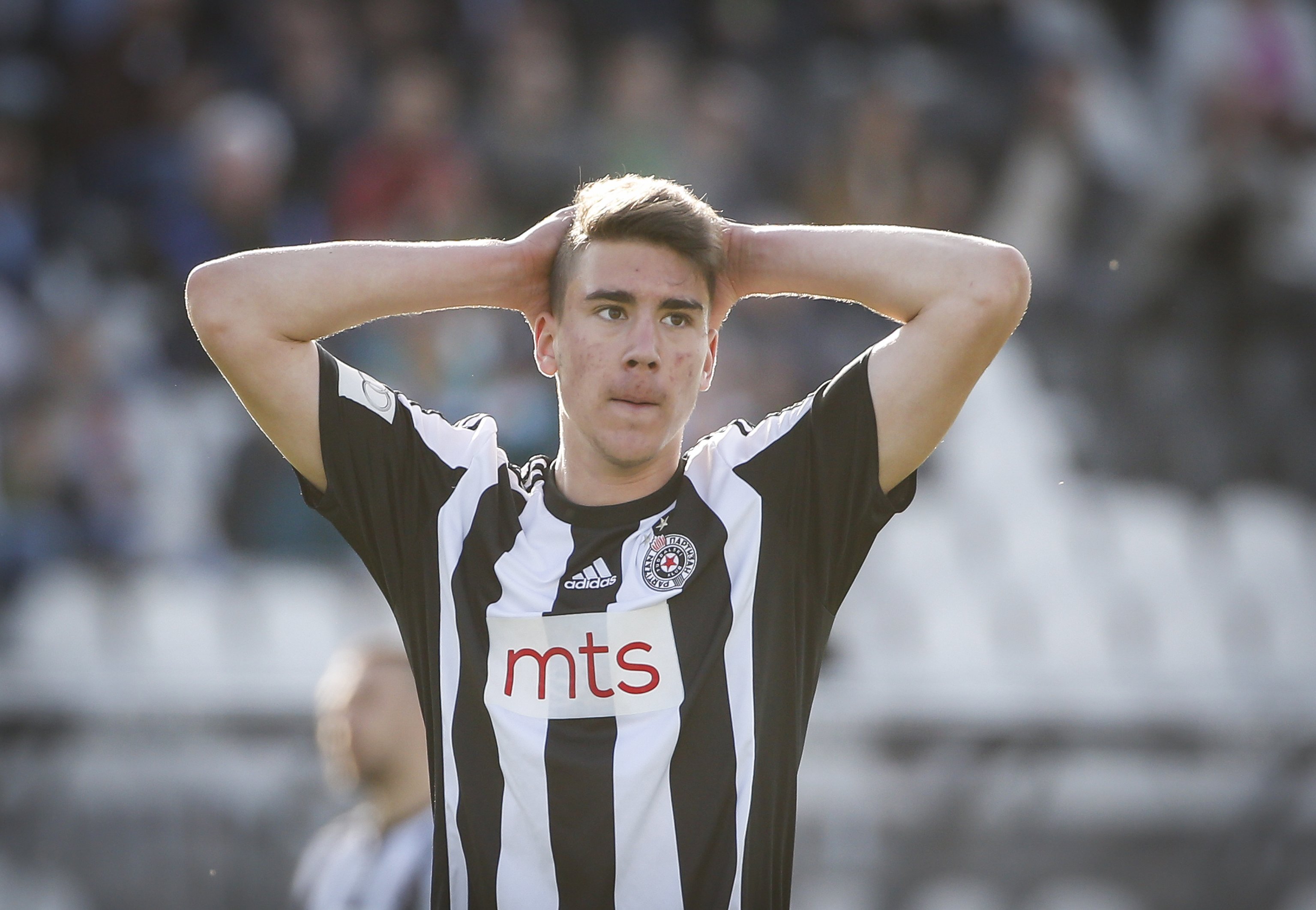 Fudbal Jelen Super League season 2015-2016
Partizan v Radnik (Surdulica)
Dusan Vlahovic reacts
Beograd, 02.04.2016.
foto: Srdjan Stevanovic/Starsportphoto©