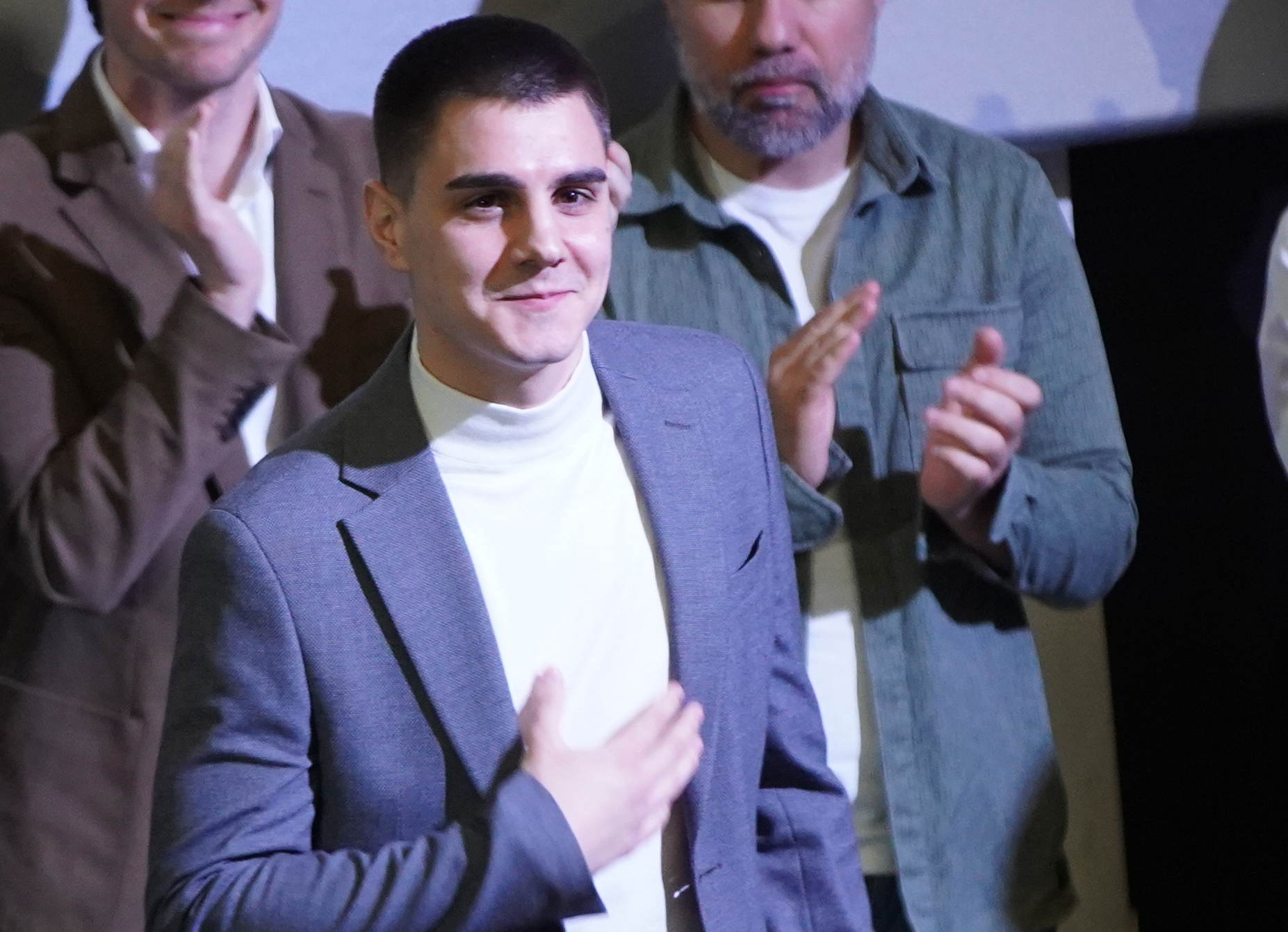 The promotion of the new RTS series "Sablja" in the presence of the actors and author's team was held in the mts Dvorana.Promocija nove RTS-ove serije "Sablja" u prisustvu glumaca i autorske ekipe odrzana je u mts Dvorani.