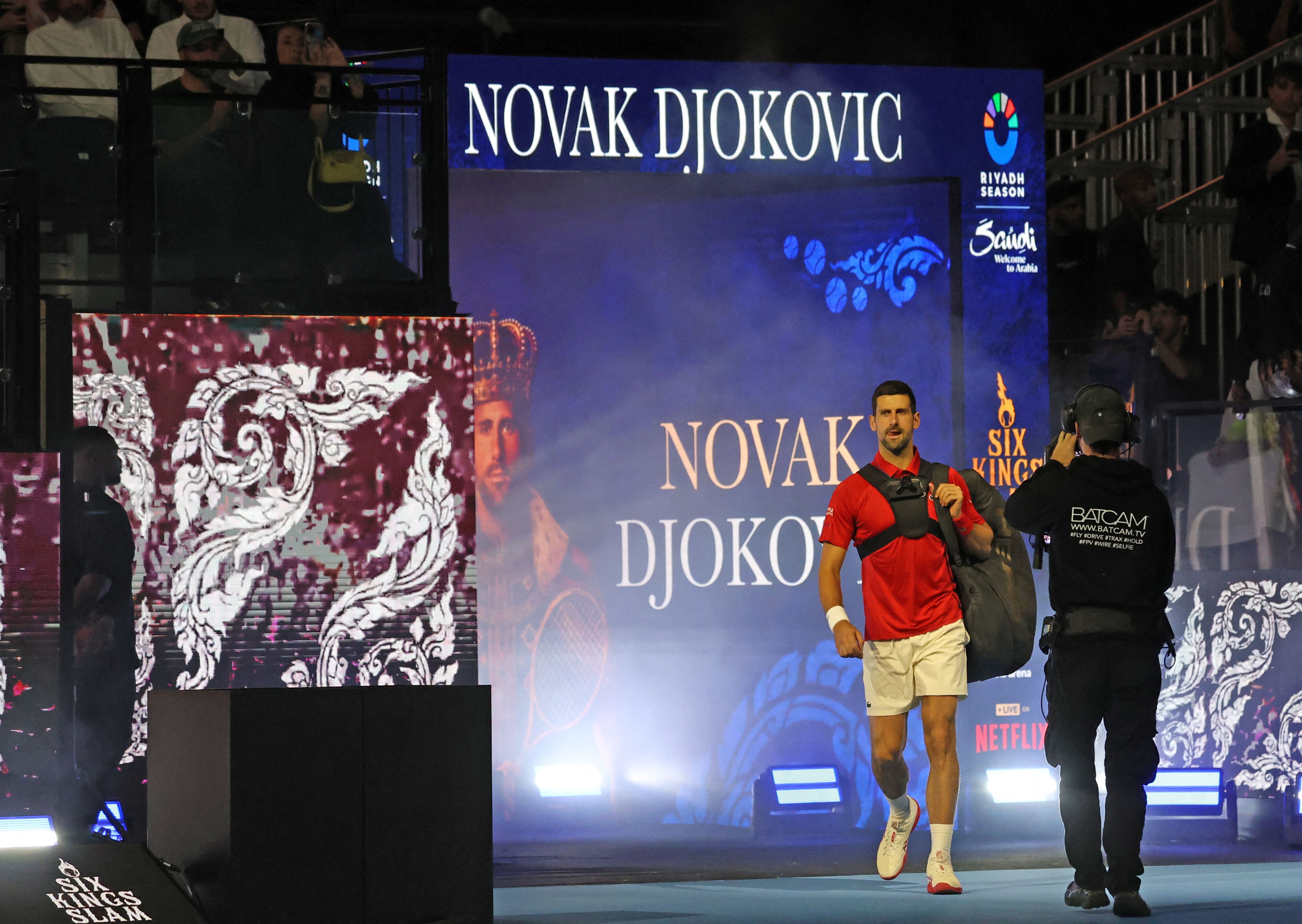 Tennis SIX KINGS SLAM 2025 Novak Djokovic (SRB), Riyadh, Saudi Arabia, October 16, 2025.,Image: 1046099128, License: Rights-managed, Restrictions: , Model Release: no, Credit line: IPA/ABACA / Abaca Press / Profimedia