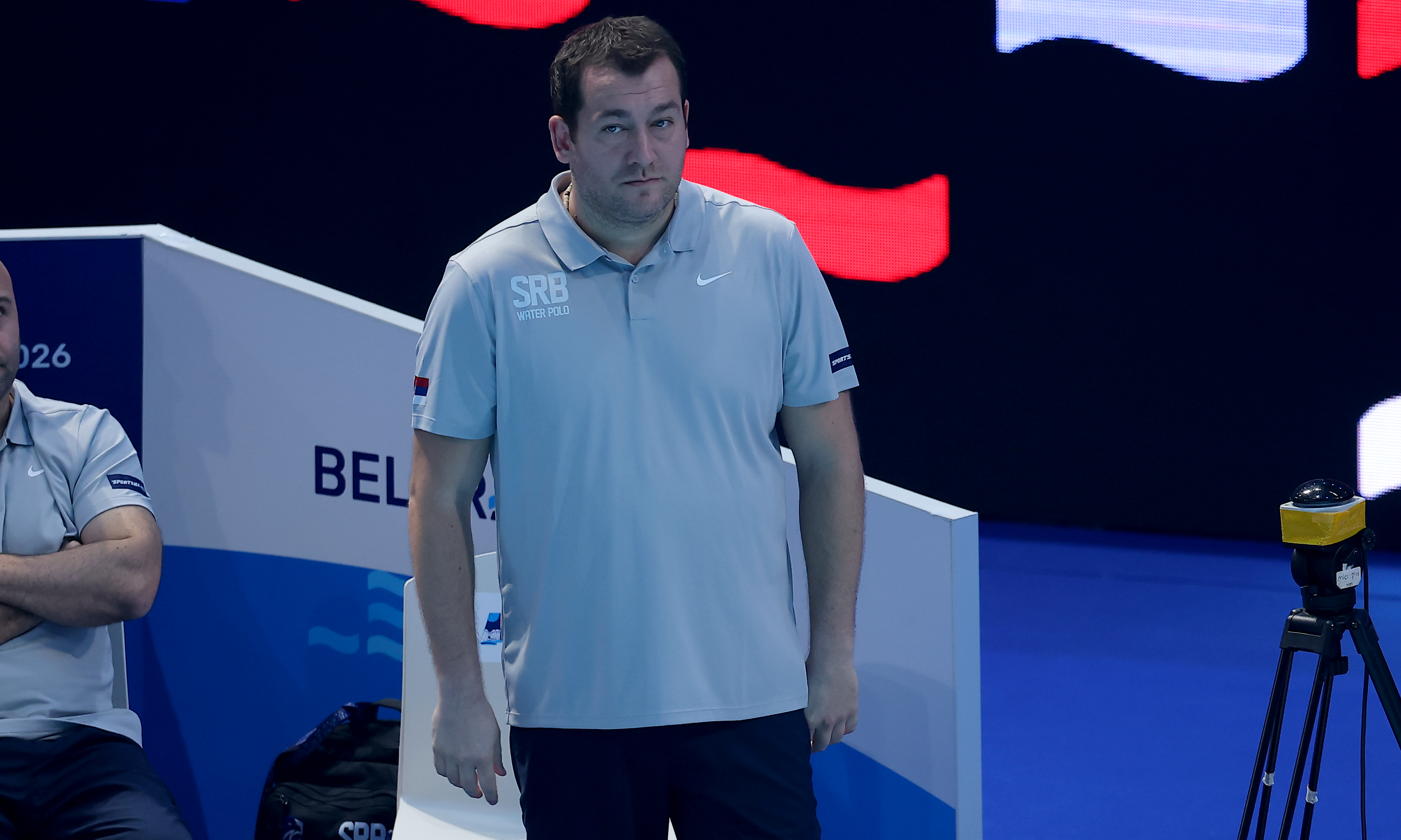 Belgrade, Serbia. 14th Jan, 2026.  during group C European Championship water polo match between Israel and Serbia on January 14. 2026. in Belgrade, Serbia.
(photo by Pedja Milosavljevic/STARSPORT ©)