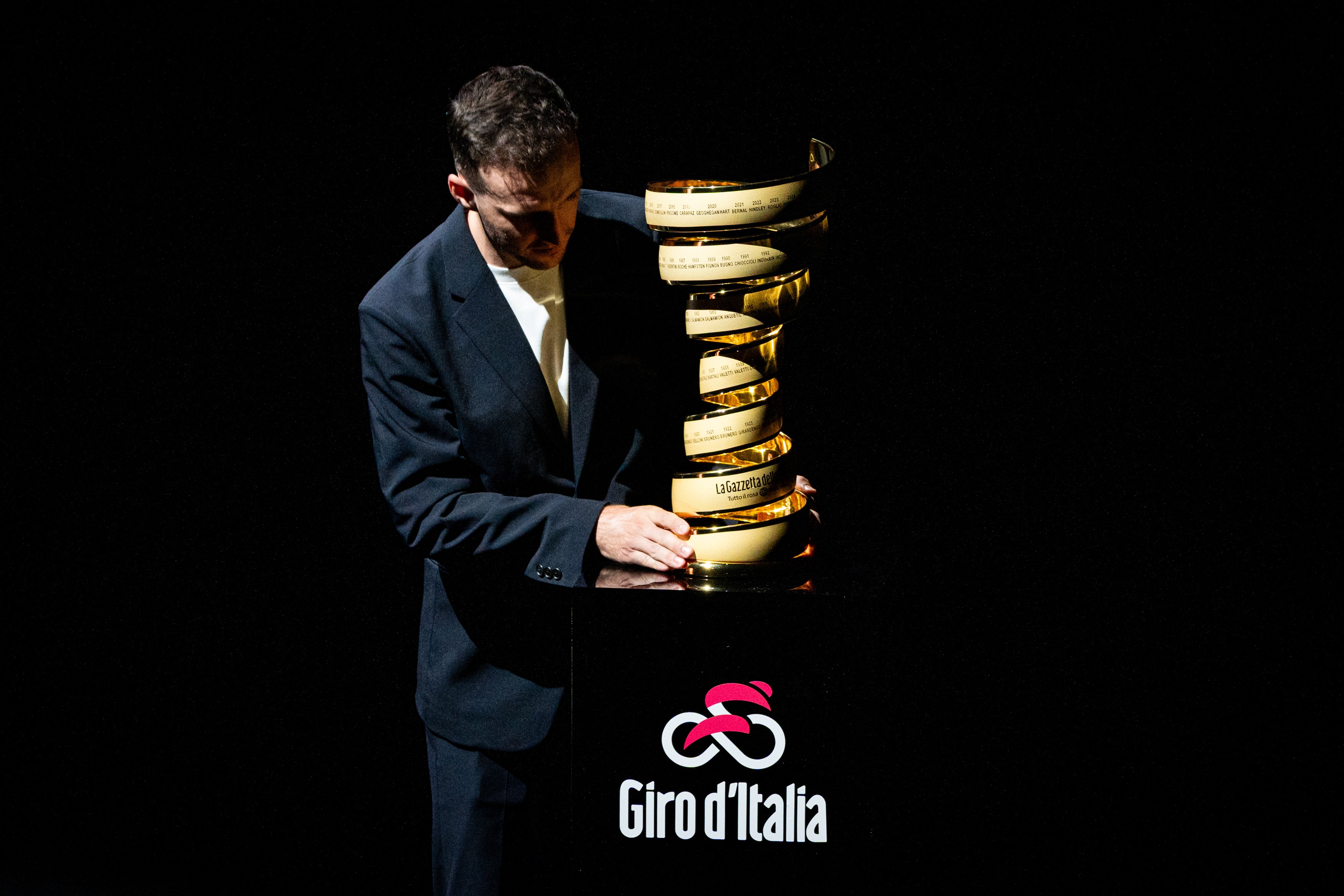 109th Giro d'Italia and Giro d'Italia Women 2026 Presentation at Auditorium Parco della Musica in Rome, Italy, on 01 December 2025.