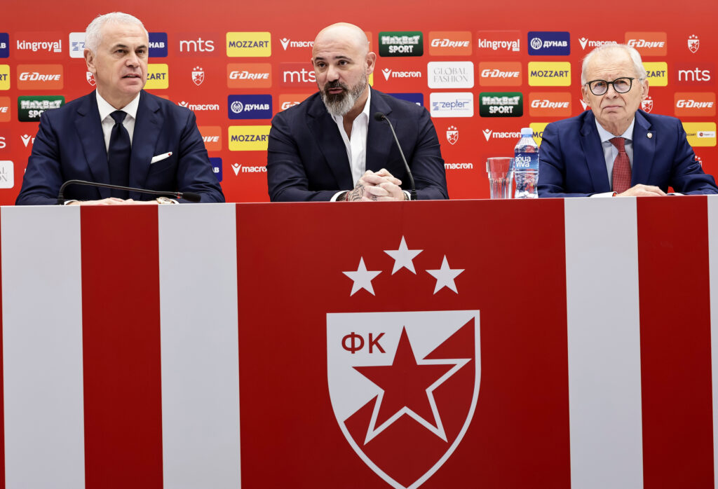 Dejan Stankovic new head coach during the promotion at stadium Rajko Mitic on December 22, 2025 in Belgrade, Serbia. (Photo by Srdjan Stevanovic/Starsport.rs ©)