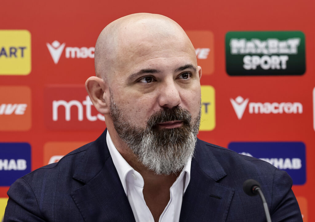 Dejan Stankovic new head coach during the promotion at stadium Rajko Mitic on December 22, 2025 in Belgrade, Serbia. (Photo by Srdjan Stevanovic/Starsport.rs ©)