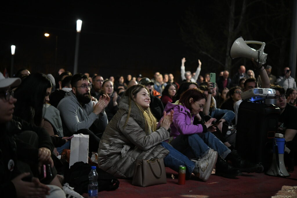 Novi Sad, rtv protest poslao Nenad Mihajlovic
