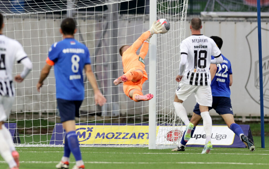 Mladost Lucani - Partizan - Superliga Srbije on September 29, 2024 in Lucani, Serbia. (Photo by Srdjan Stevanovic/Starsport.rs ©)