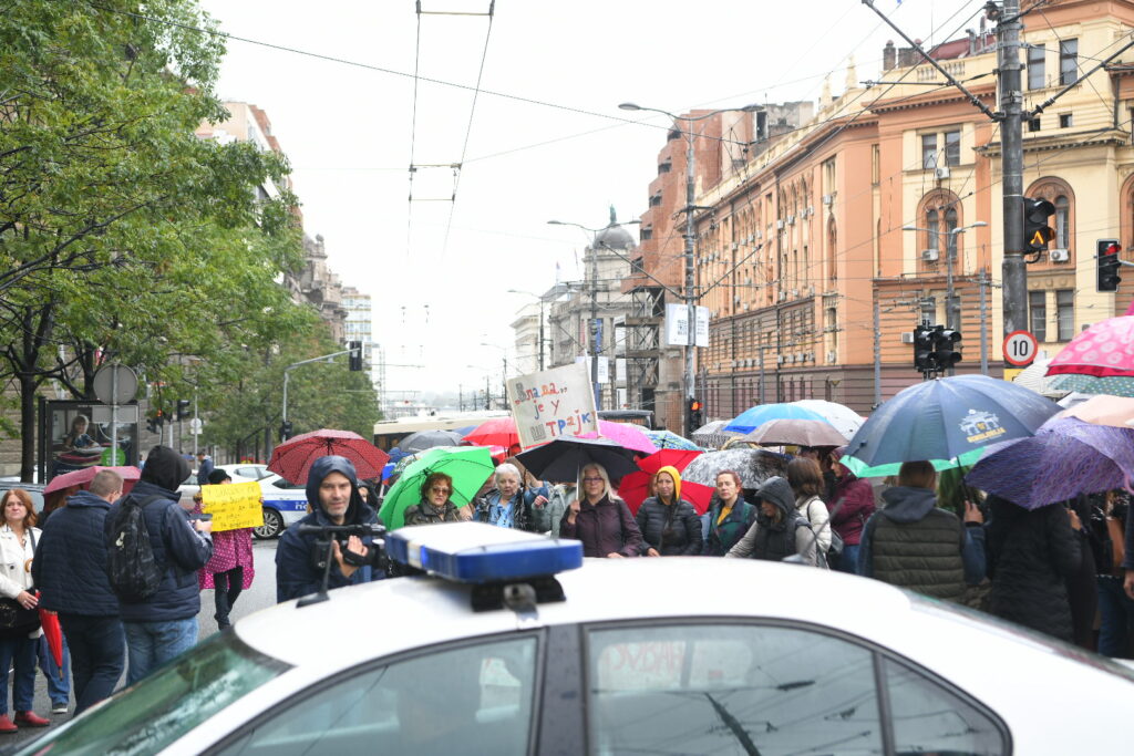 beograd 16.09.2024 protest prosvetnih radnika protest prosvetara foto amir hamzagić