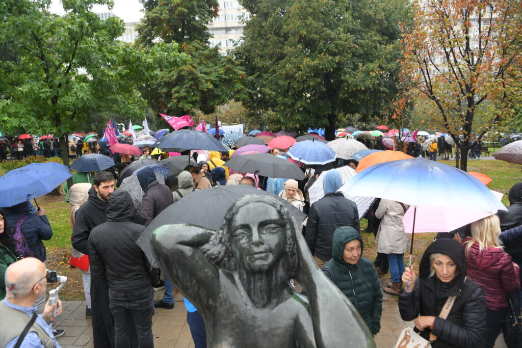 beograd 16.09.2024 protest prosvetnih radnika protest prosvetara foto amir hamzagić