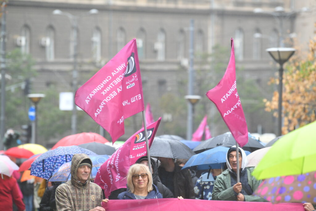 protest prosvetnih radnika Foto:Amir Hamzagić/Nova.rs