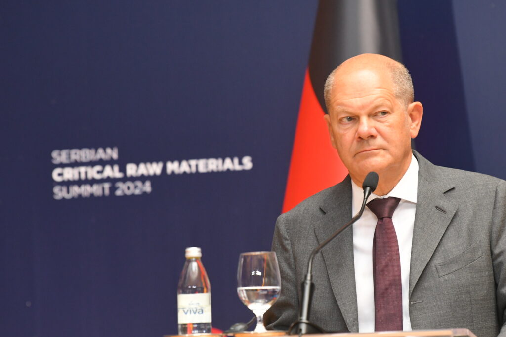 Beograd 19. jul 2024. Konferencija za novinare nakon odrzanog sastanka Aleksandra Vučića i nemačkog kancelara Olafa Šolca Foto:Amir Hamzagić/Nova.rs