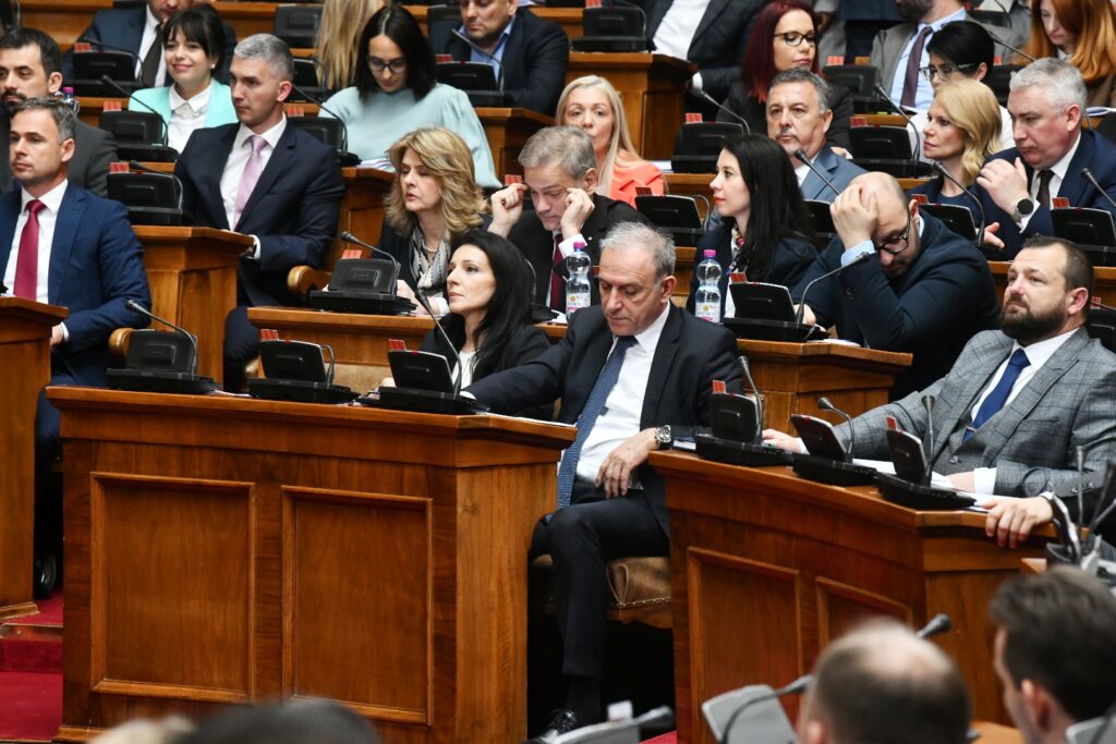 Beograd 01. maj 2024. Skupština Srbije, sednica, Prva posebna sednica u Četrnaestom sazivu Foto:Vesna Lalić/Nova.rs