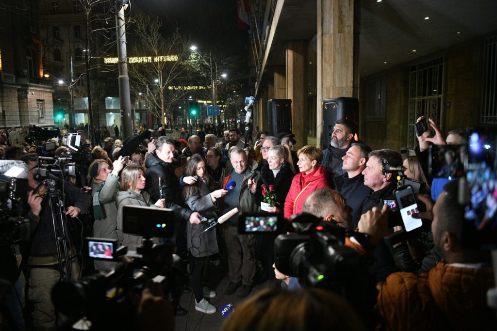 Beograd 27.12.2023. Protest građana, gradjana ispred RIK-a, zbog izborne krađe, kradje, pokradeni izbori, RIK Foto: Filip Krainčanić/Nova.rs