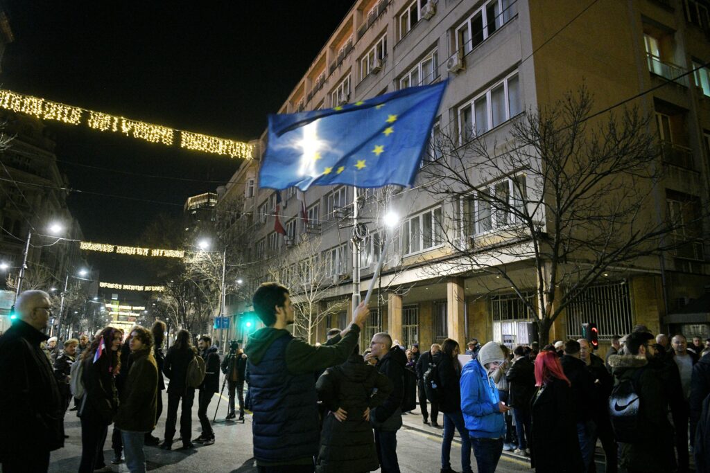 Beograd 27.12.2023. Protest građana, gradjana ispred RIK-a, zbog izborne krađe, kradje, pokradeni izbori, RIK Foto: Filip Krainčanić/Nova.rs
