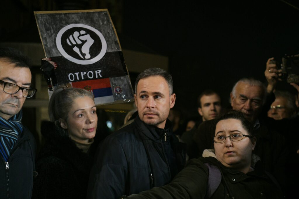 Beograd 26.12.2023. Protest građana, gradjana ispred RIK-a zbog izborne krađe, pokradenih izbora, RIK Foto: Filip Krainčanić/Nova.rs