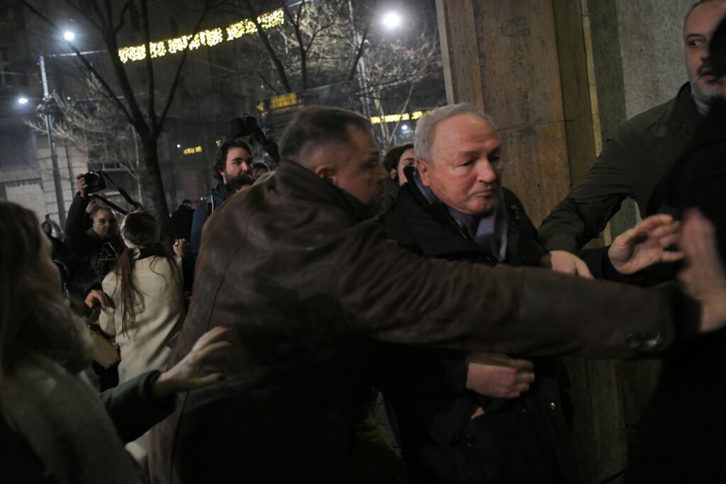 Beograd 18. decembar 2023. Srbija protiv nasilja protest Republička izborna komisija RIK Foto:Goran Srdanov/Nova.rs
