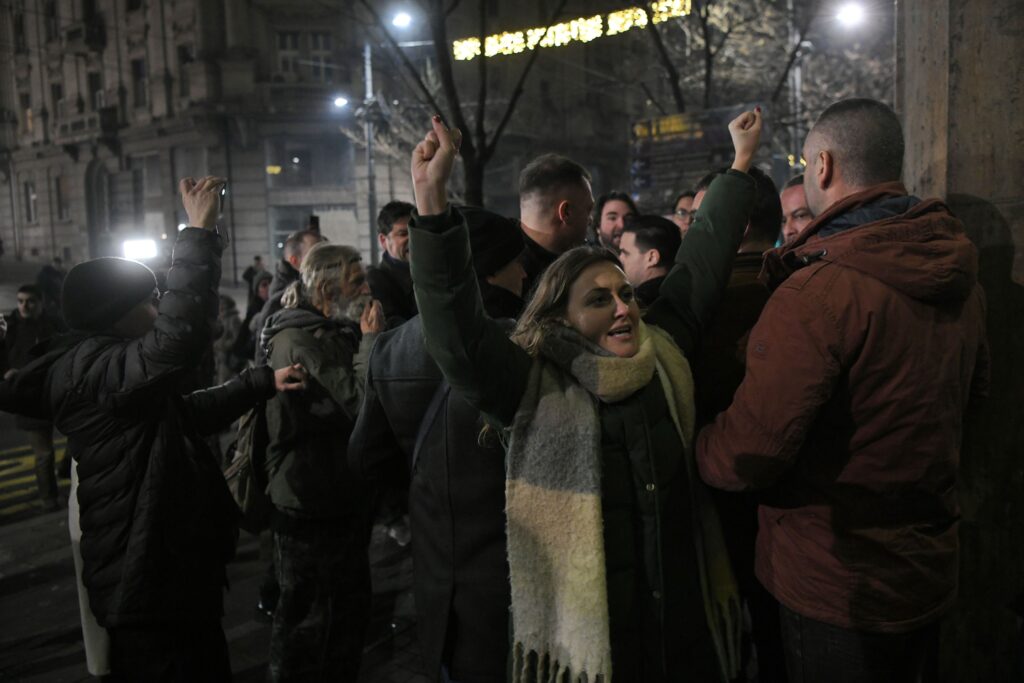 Beograd 18. decembar 2023. Srbija protiv nasilja protest Republička izborna komisija RIK Foto:Goran Srdanov/Nova.rs