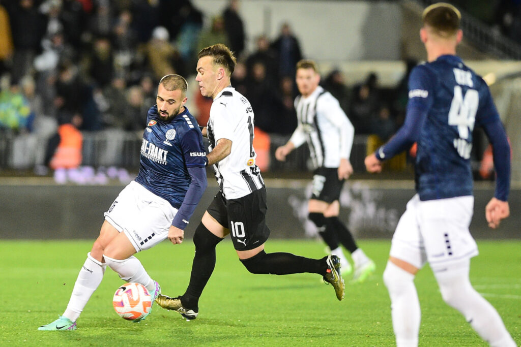 Mozzart Super Liga Srbije 2023/2024 match between fk Partizan and fk TSC Backa Topola, played at Partizan Stadium, 25.11.2023, Belgrade, Serbia. (Photo by Dusan Milenkovic/Starsport.rs ©)