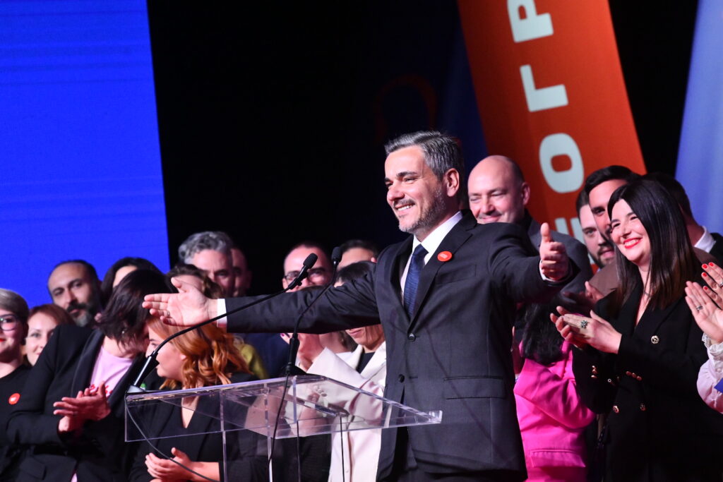 Beograd 16.11.2023. Dom omladine, Konvencija liste „Srbija protiv nasilja“ za Beograd, 
Prvi izborni skup liste „Srbija protiv nasilja“ Foto: Vesna Lalić/Nova.rs