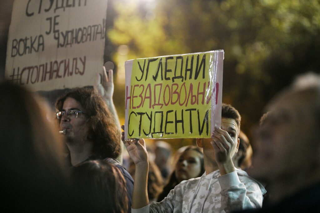 Beograd 28. oktobar 2023. Dvadeset i šesti (26) po redu protest Srbija protiv nasilja Foto:Filip Krainčanić/Nova.rs