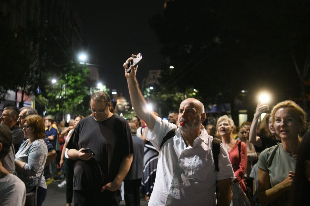 Beograd 30.09.2023. Dvadeset drugi protest, 22. protest Srbija protiv nasilja, šetnja Foto: Filip Krainčanić/Nova.rs