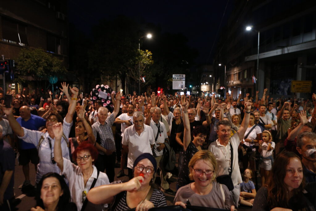Beograd 16. septembar 2023. Dvadeseti (20) po redu protest Srbija protiv nasilja Foto:Amir Hamzagić/Nova.rs