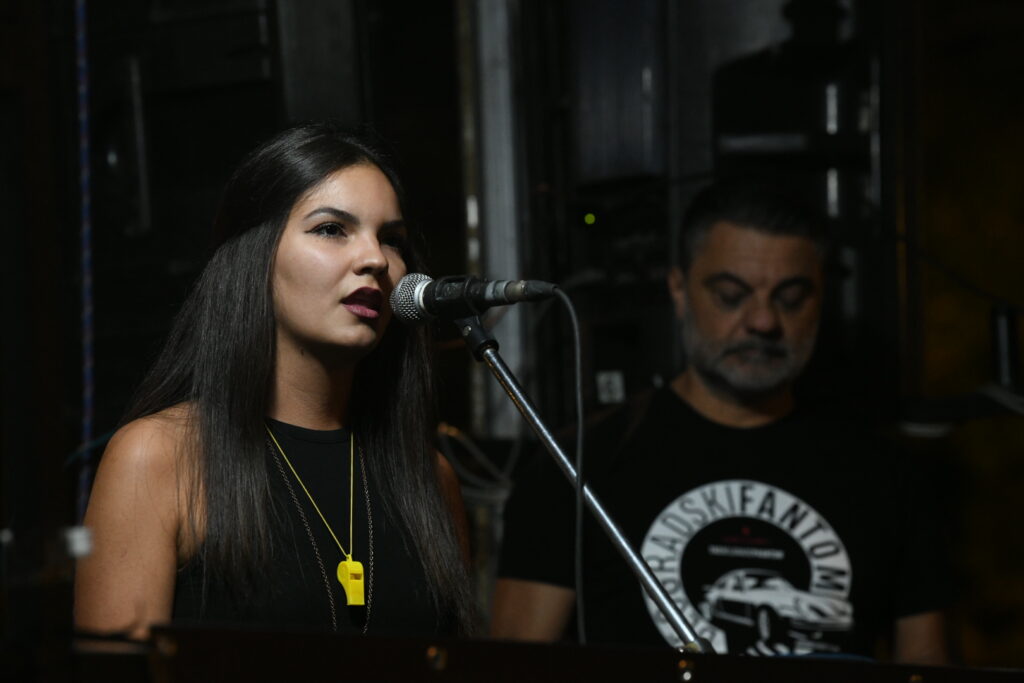 Beograd 02.09.2023. Anja Kafedžijska. Šetnja. Protest Srbija protiv nasilje, 18. protest građana pod nazivom Srbija protiv nasilja  Foto: Vesna Lalić/Nova.rs