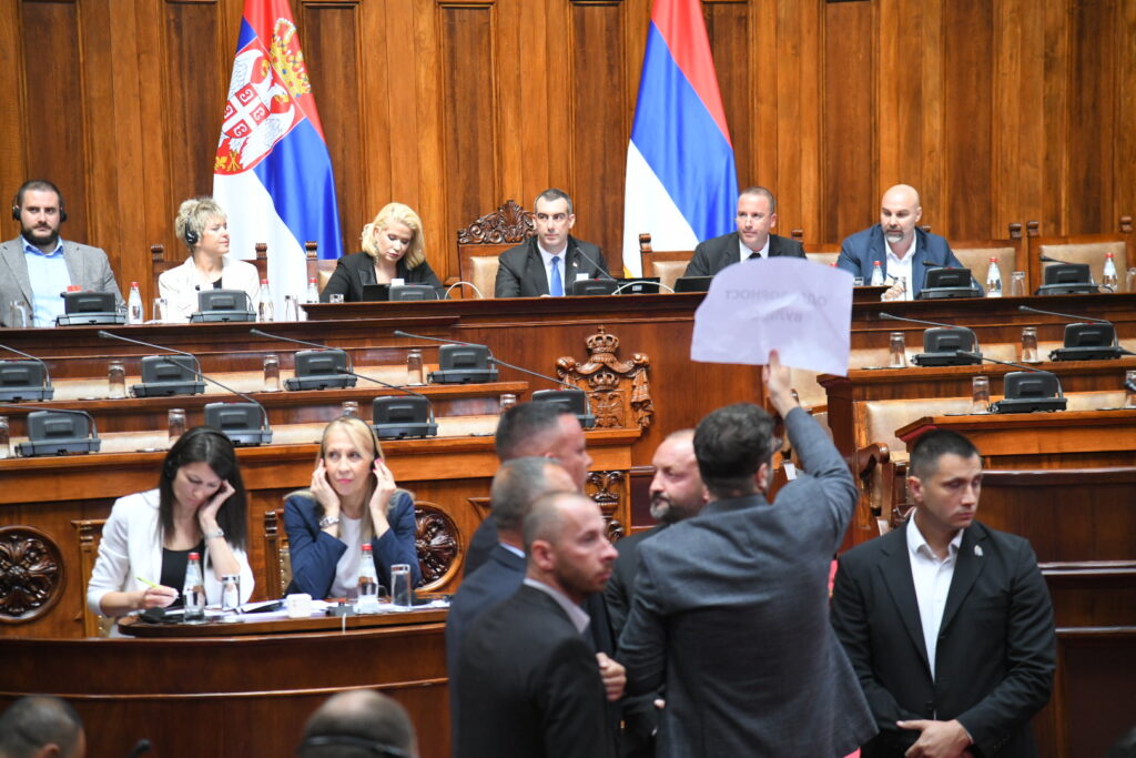 Beograd 06.09.2023. Sednica skupštine Srbije, Skupština Srbije, sednica, skupštinska sala, poslanici, zasedanje Foto: Nemanja Jovanović/Nova.rs