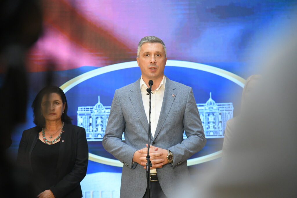 Beograd 06.09.2023. Opozicija, obraćanje opozicije u Skupštini Srbije, konferencija za novinare, kzn, kzš, Skupština Srbije Boško Obradović Foto: Nemanja Jovanović/Nova.rs