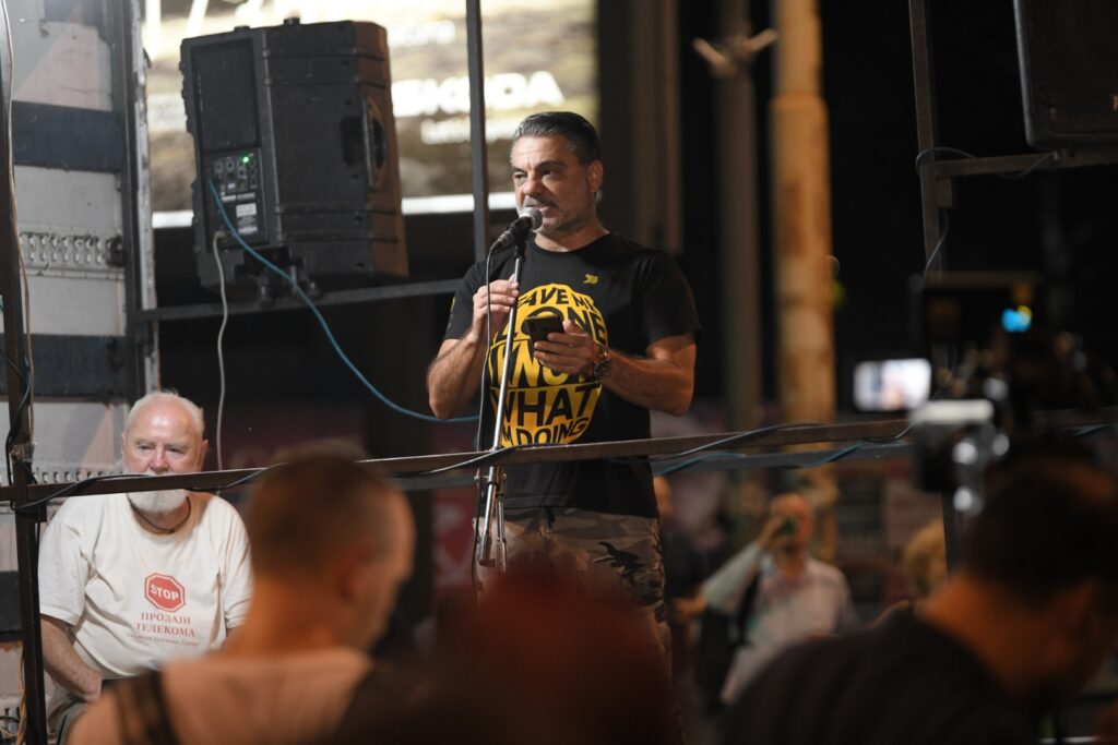 Beograd 26. avgust 2023. Sedamnaesti (17) po redu protest Srbija protiv nasilja Foto:Dragan Mujan/Nova.rs