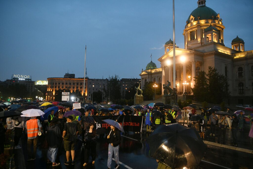 Beograd 05. avgust 2023. Četrnaesti (14) po redu protest Srbija protiv nasilja Foto:Filip Krainčanić/Nova.rs