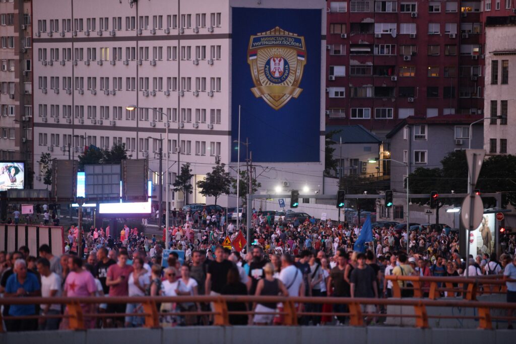 Beograd 15.07.2023. Protest Srbija protiv nasilja, 11. po redu protest Srbija protiv nasilja, šetnja, Gazela Foto: Filip Krainčanić/Nova.rs