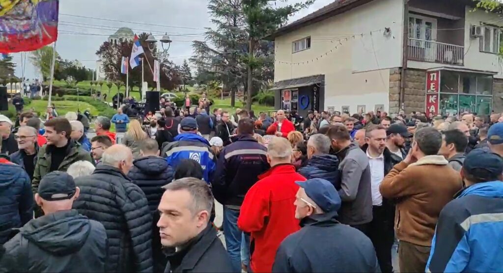 eps, protest radnika, elektrodistribucija, Lazarevac