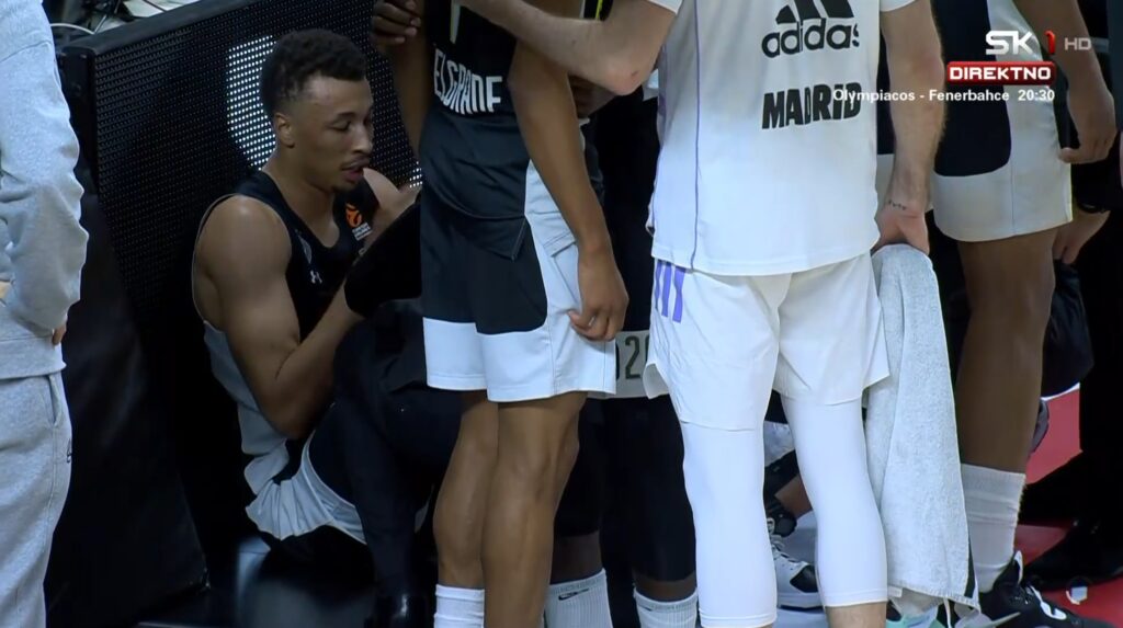 Real Madrid, Partizan, tuča igrača Foto: Printscreen/SK1