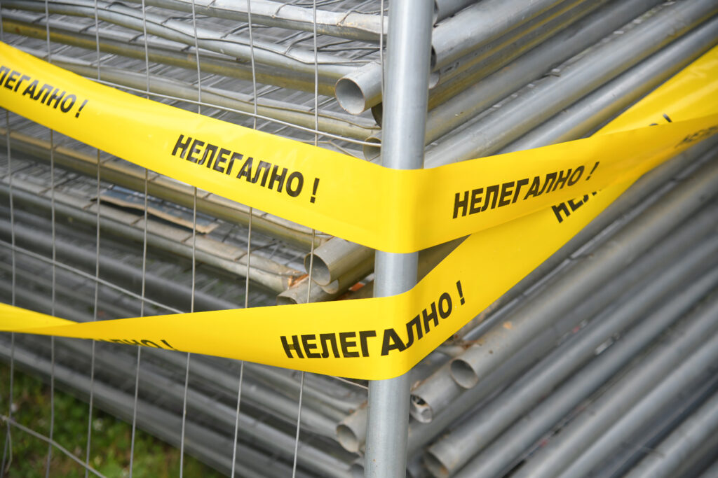 Beograd, 25.03.2023. Protest na Savskom nasipu, blokiranje nelegalnih radova