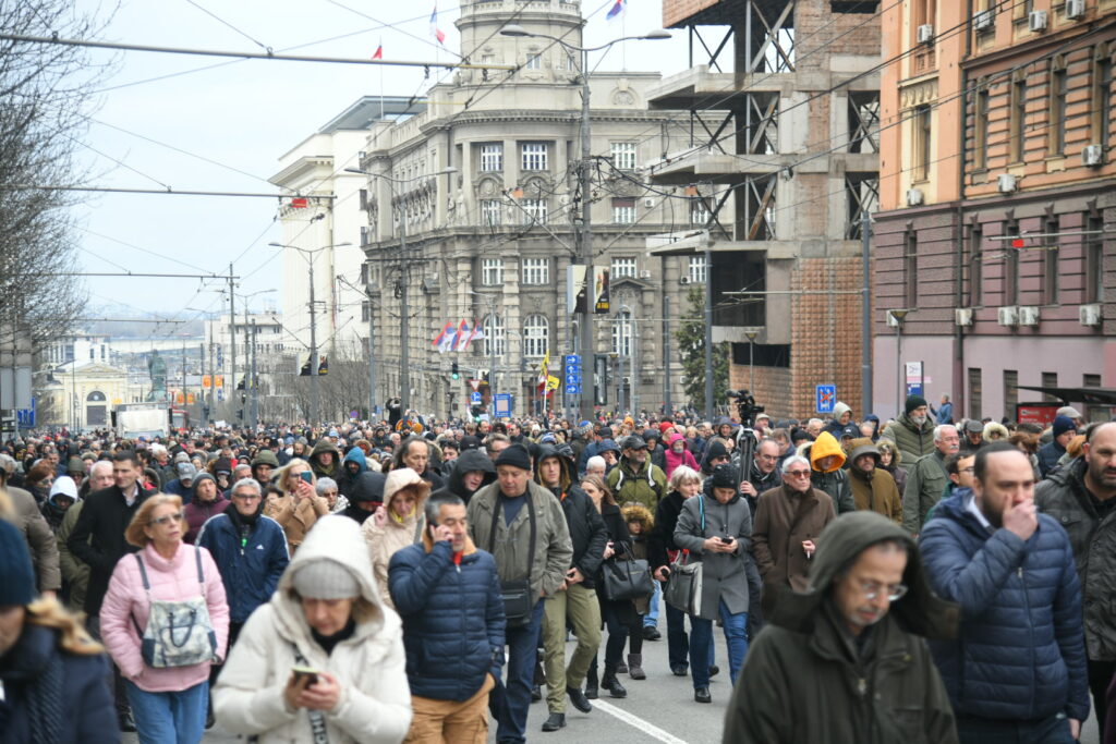 Protest podrške tužiteljkama tužiocima ispred vlade srbije