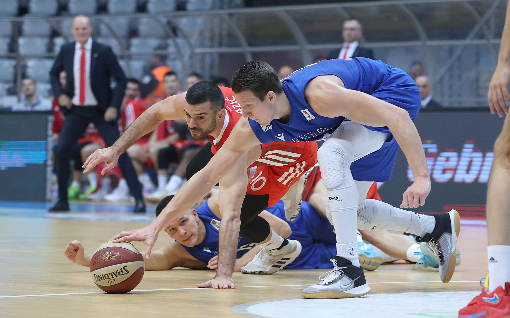 Zadar, 12.02.2023. - Dvorana Krešimira Ćosića na Višnjiku. Utakmica 19. kola AdmiralBet ABA lige između KK Zadar i KK Crvena zvezda Meridianbet.
Foto: Zvonko KUCELIN/KK Zadar
