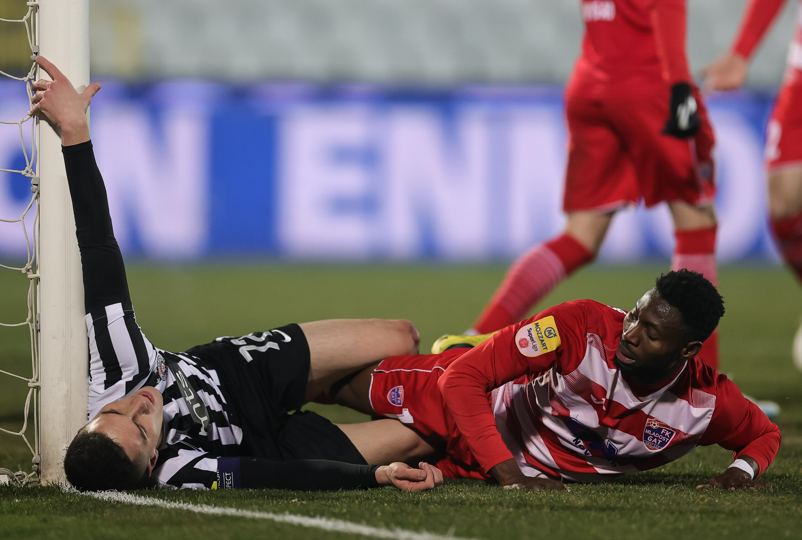 during the Partizan v Mladost GAT -  Mozzart Super Liga 2022/2023 match on stadium FK Partizan (JNA) on January 11, 2023 in Belgrade, Serbia. (Photo by Srdjan Stevanovic/Starsport.rs ©)