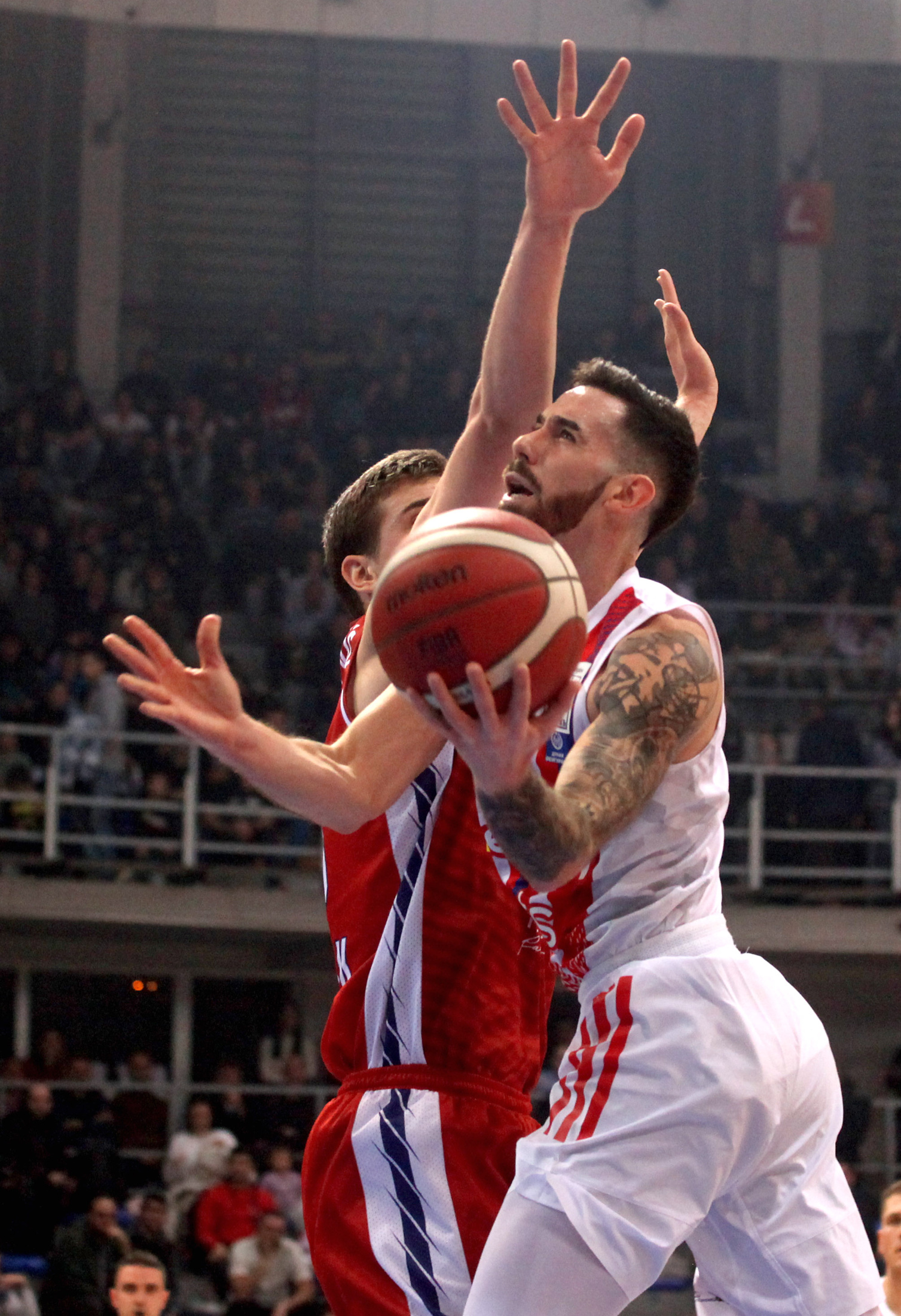 Kup Radivoja Koraca, kup Srbije, cetvrtfinale  Crvena Zvezda - Borac Cacak kosarka, Nis, Srbija 16.2.2023.  photo: Pedja Milosavljevic/STARSPORT