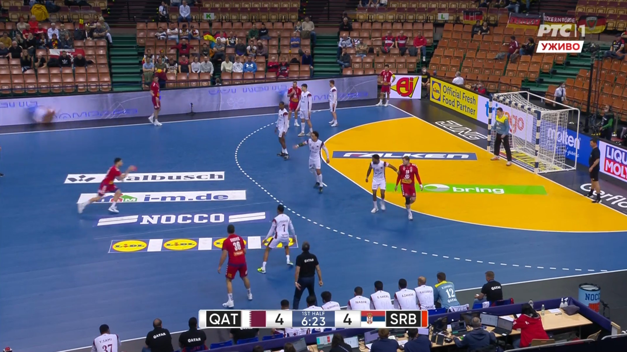 Rukomet, Srbija, Katar Foto: Printscreen/RTS