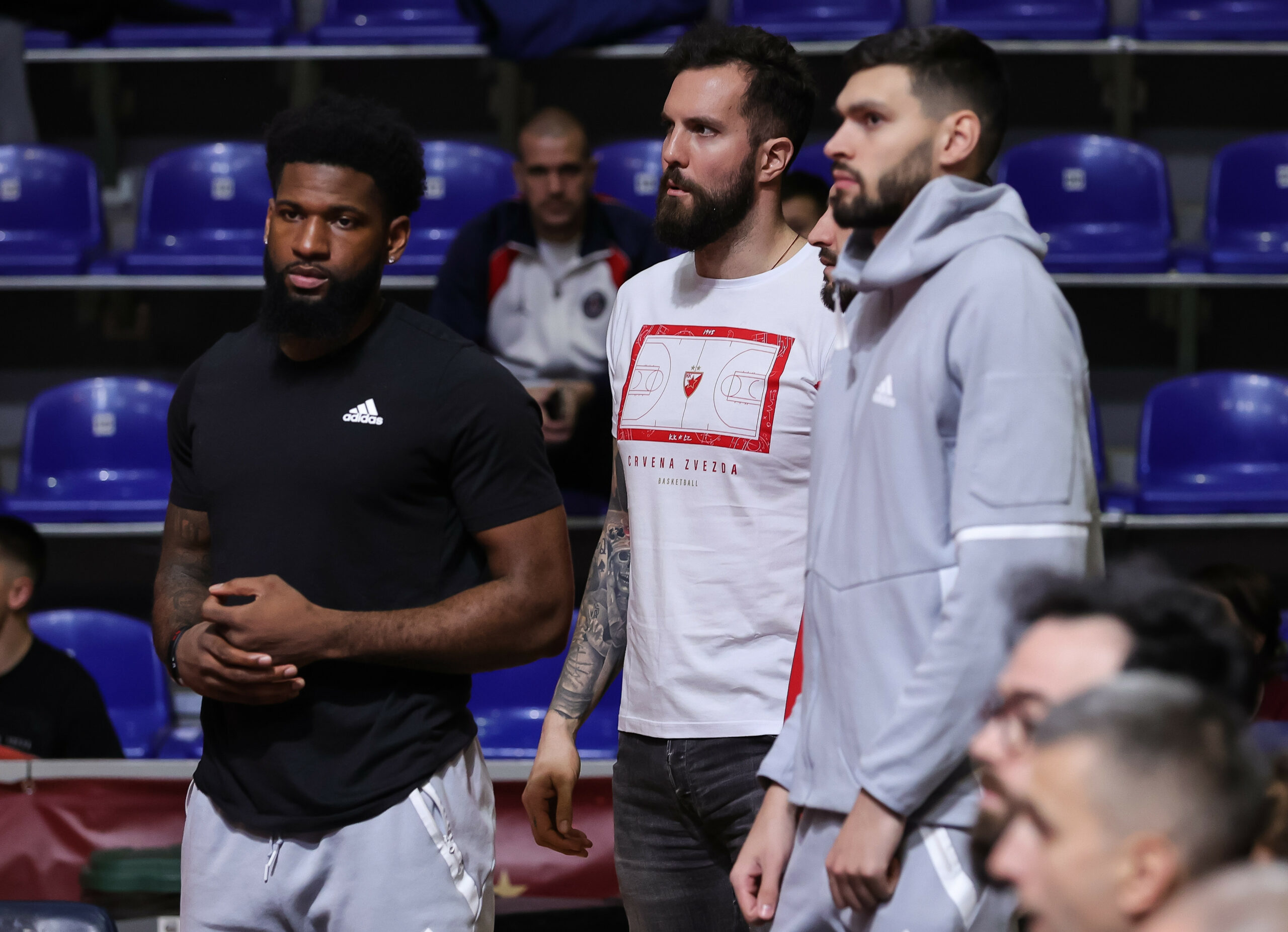 during the 2022/2023 Aba League match between Crvena Zvezda mts Belgrade and Cedevita Olimpija at Aleksandar Nikolic Hall on January 23, 2023 in Belgrade, Serbia. (Photo by Srdjan Stevanovic/Starsport.rs ©)