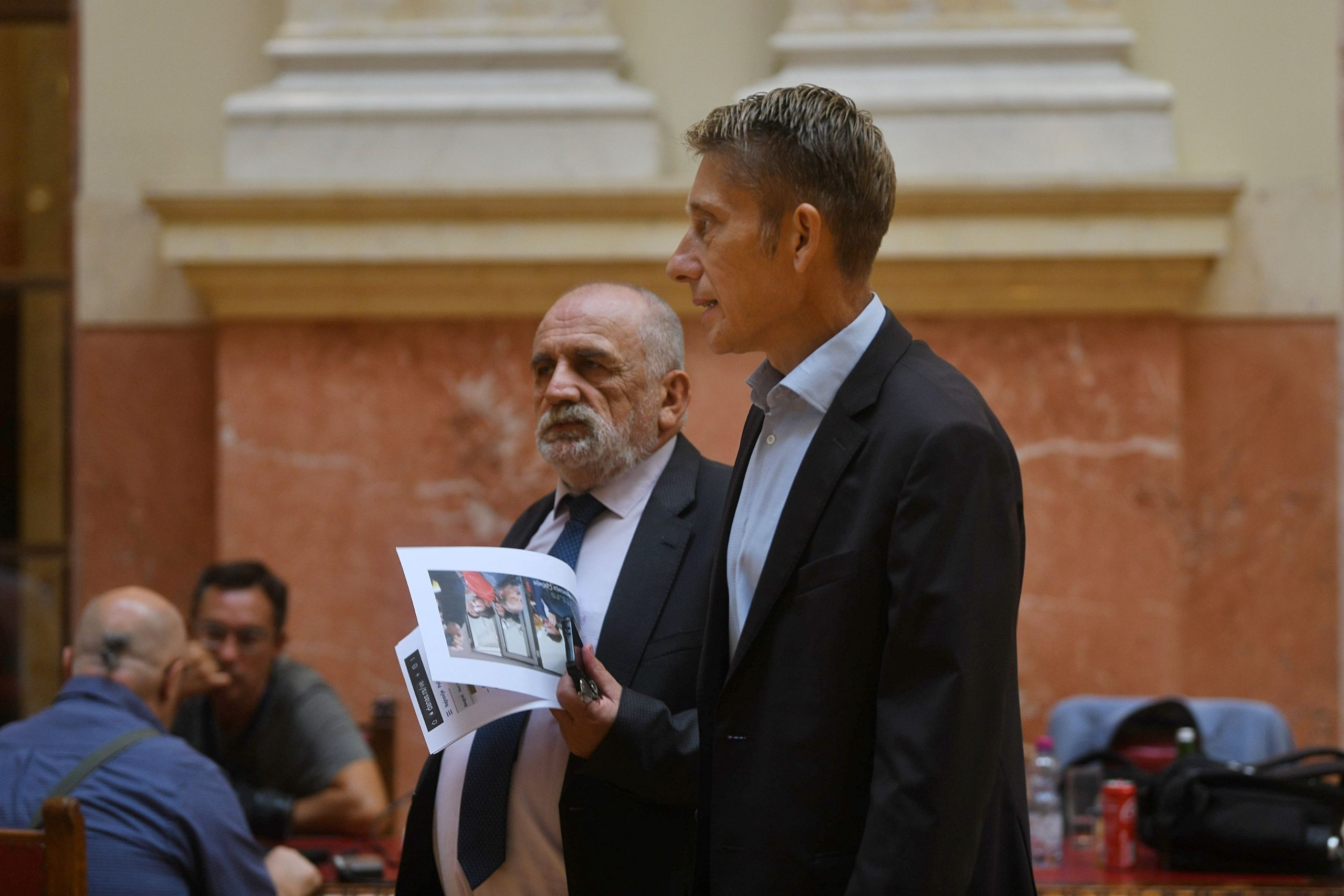 Beograd 02.08.2022. Marjan Rističević, Marijan Rističević i Aleksandar Martinović. Konstitutivna sednica Skupštine Srbije, Skupština Srbije, sednica Foto: Filip Krainčanić/Nova.rs