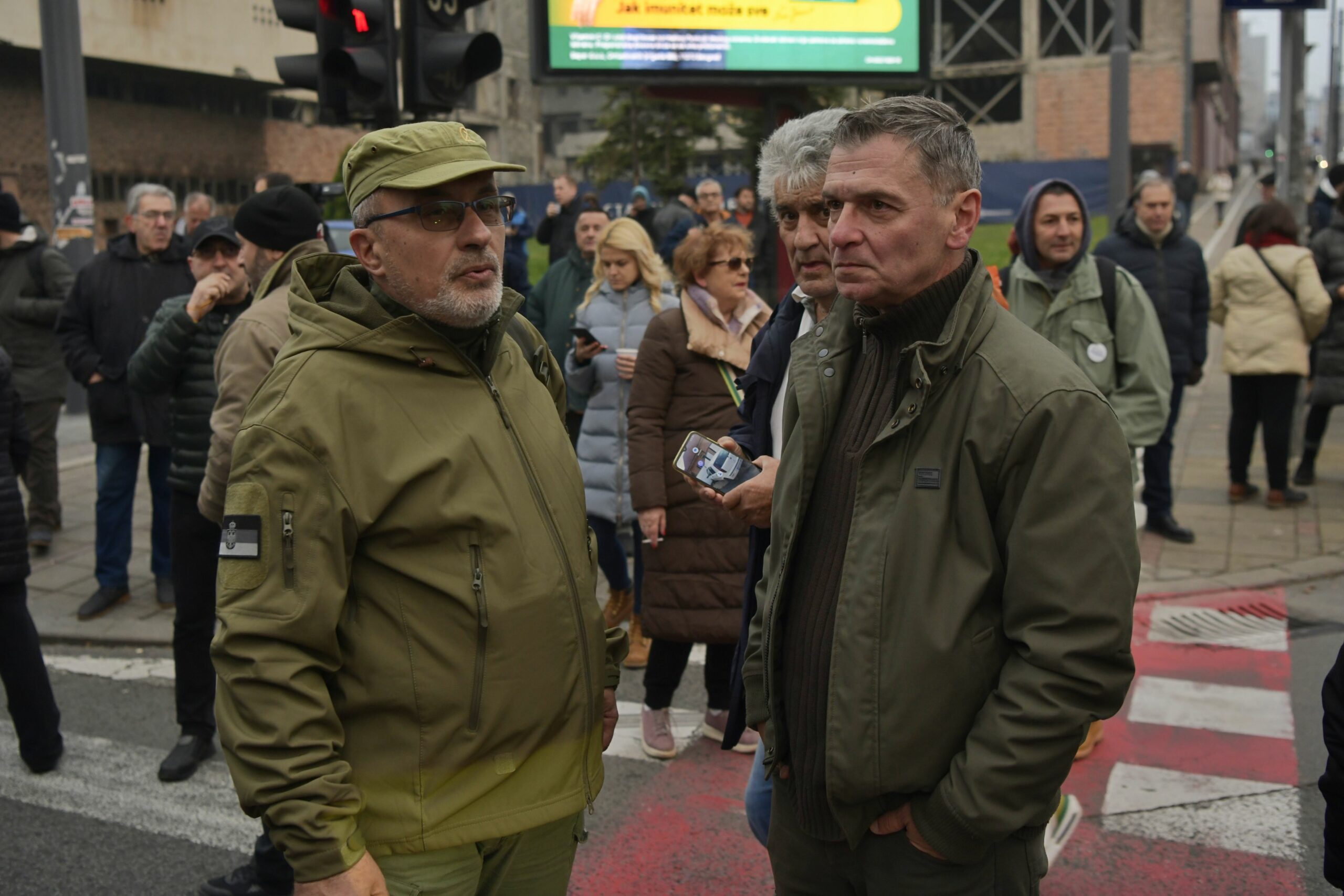 Beograd 27.11.2022. Protest poljoprivrednika i svih ostalih isred zgrade Vlade Srbije. Vlada Srbije, protest Foto: Goran Srdanov/Nova.rs