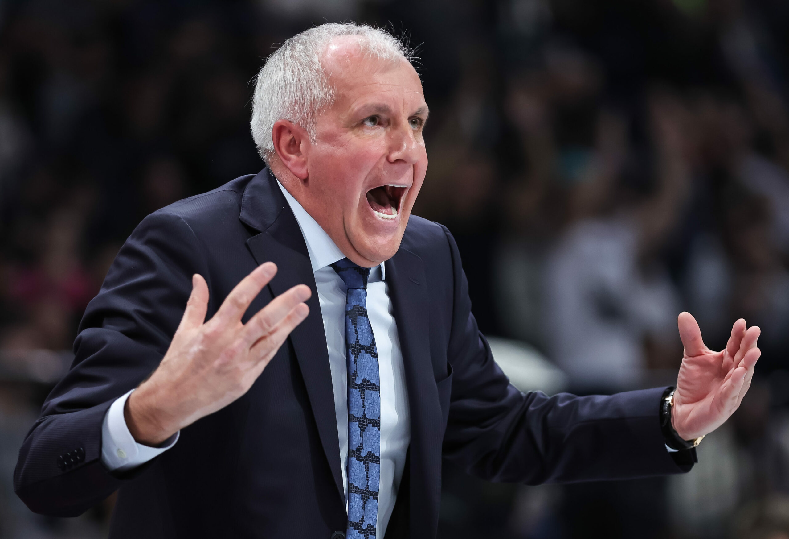 during the Turkish Airlines EuroLeague match between Partizan Mozzart Bet Belgrade and Virtus Segafredo Bologna at Stark Arena on October 20, 2022 in Belgrade, Serbia. (Photo by Srdjan Stevanovic/Starsport.rs ©)