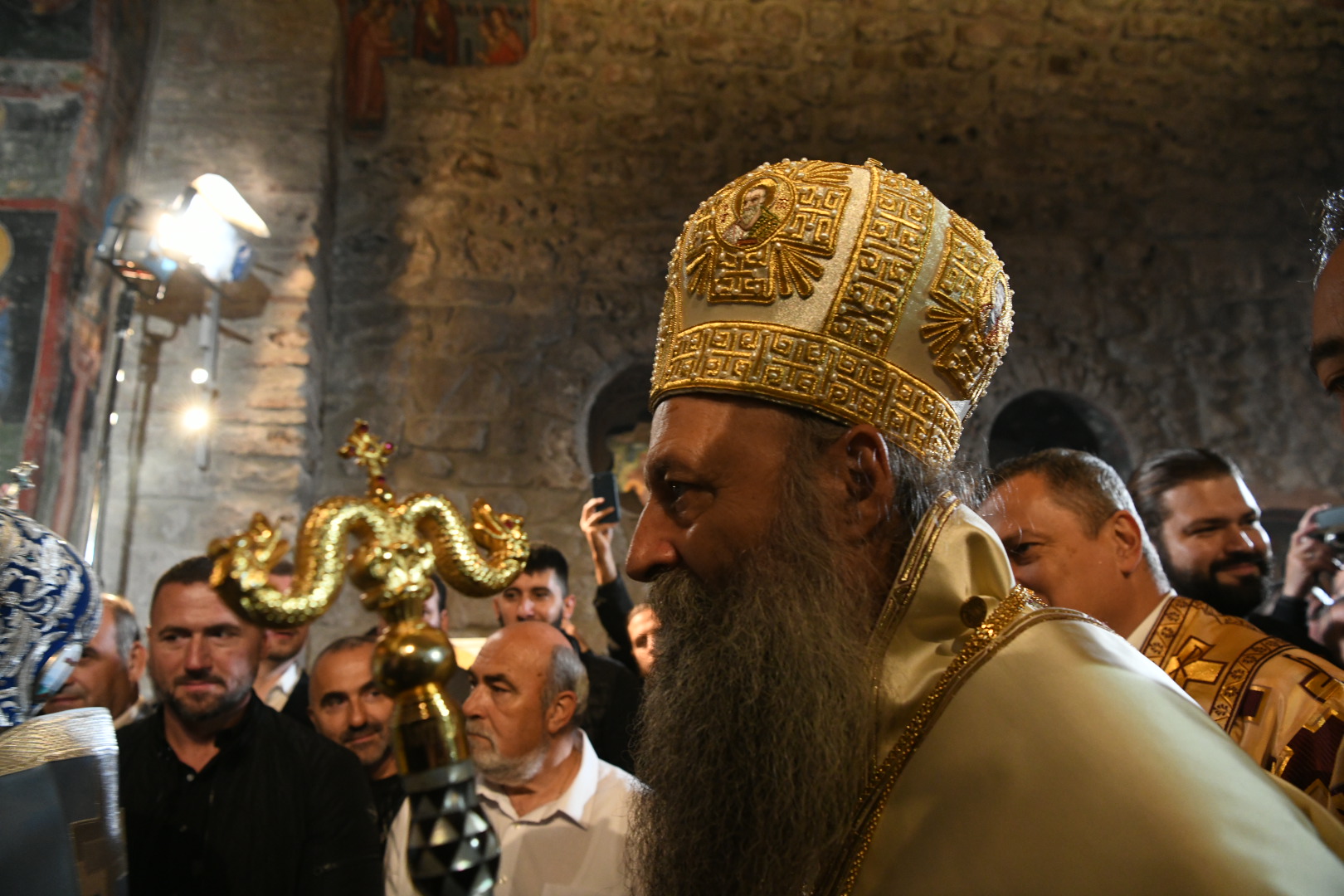 Peć 14.10.2022. Ustoličenje patrijarha Porfirija, Pećka patrijaršija Foto: Vesna Lalić/Nova.rs