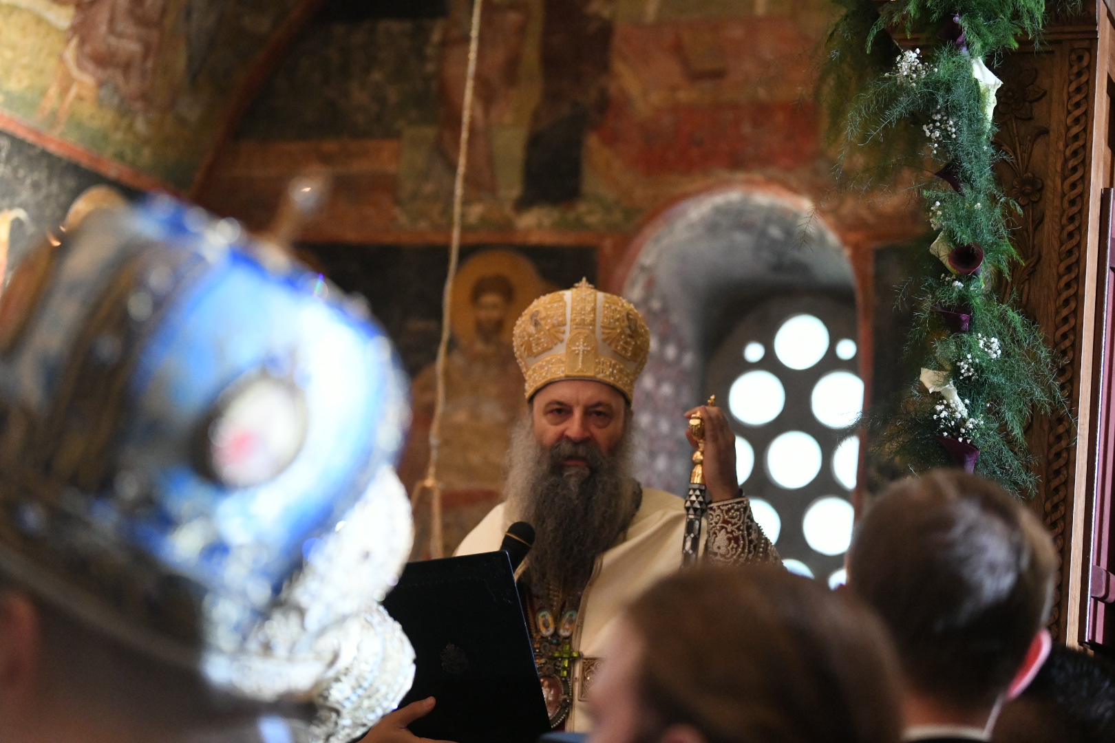 Peć 14.10.2022. Ustoličenje patrijarha Porfirija, Pećka patrijaršija Foto: Vesna Lalić/Nova.rs