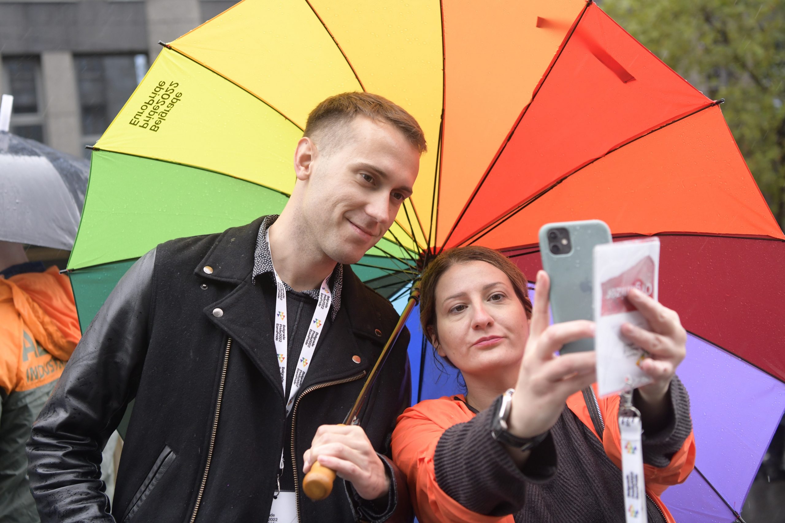 Beograd, 17.09.2022. Gej parada, prajd, pred setnju, Europrajd, Europride, Foto: Goran Srdanov/Nova.rs