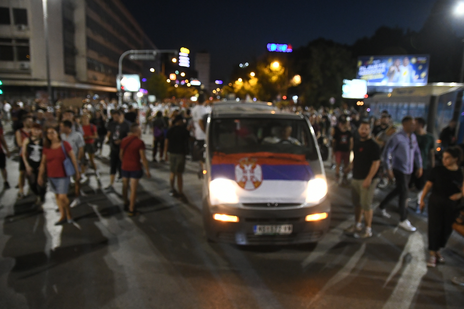 Novi Sad  28. jul 2022. Protest Buna protiv mafije u Novom Sadu Foto:Nenad Mihajlović/Nova.rs
