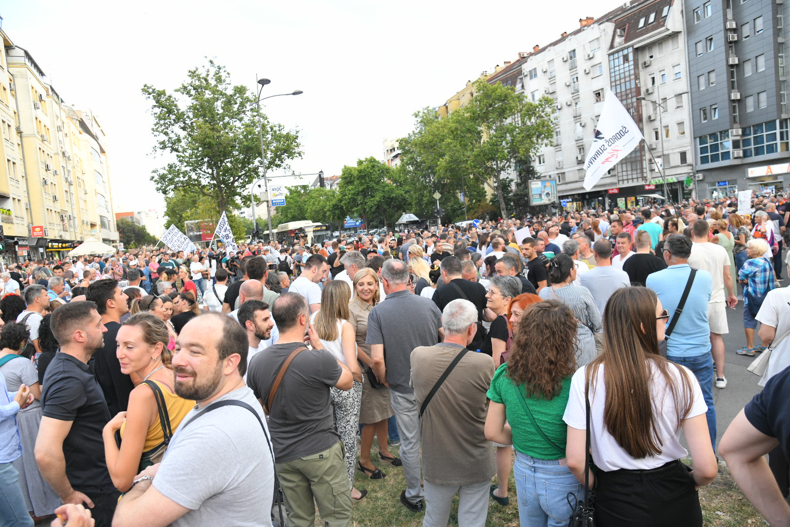 Novi Sad  28. jul 2022. Protest Buna protiv mafije u Novom Sadu Foto:Nemanja Jovanović/Nova.rs