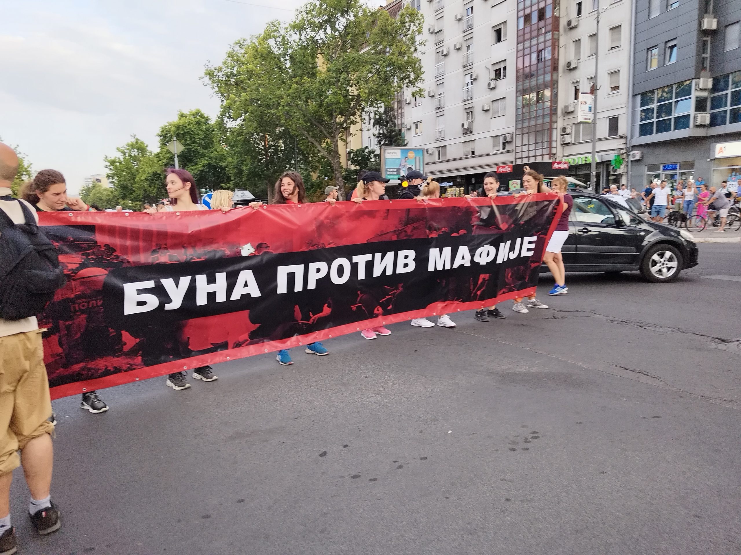 Novi Sad  28. jul 2022. Protest u Novom Sadu Foto:Pavle Ivković