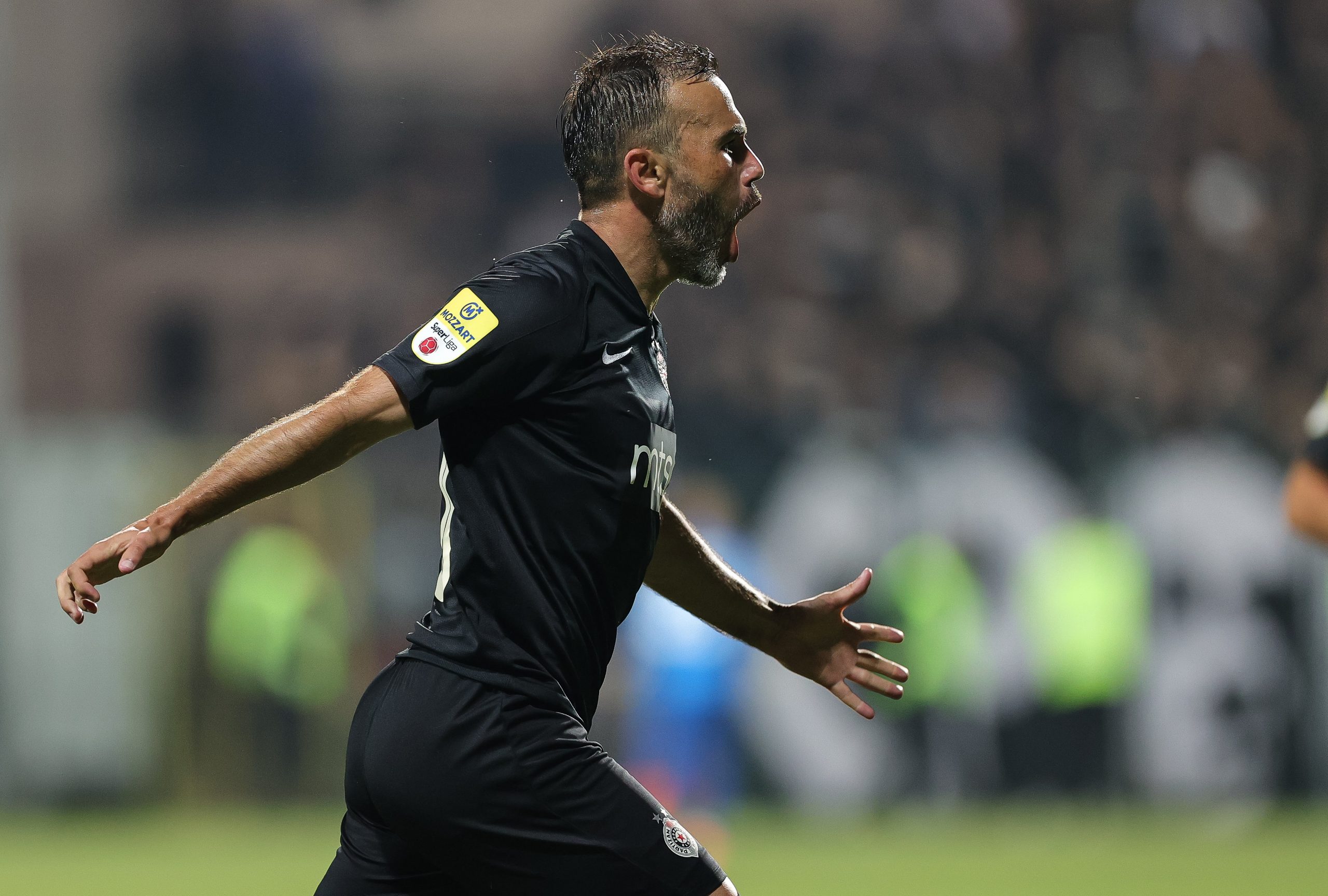 Mihajlo Petkovic (C) scores the goal
Fudbal-Javor Partizan-Super League Season 2022/2023
Ivanjica, 09.07.2022.
foto: Srdjan Stevanovic/Starsport.rs ©